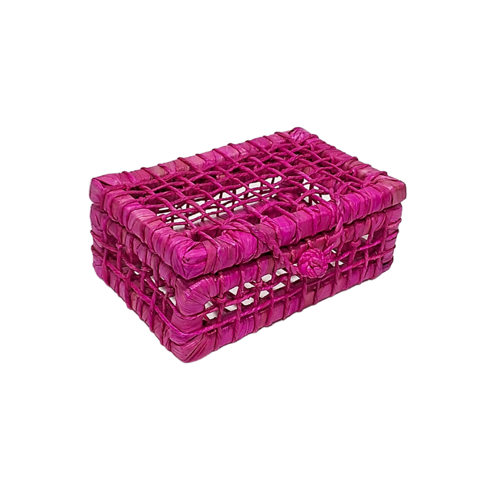 MALETA MINI ROSA PALHA ABERTO N.1